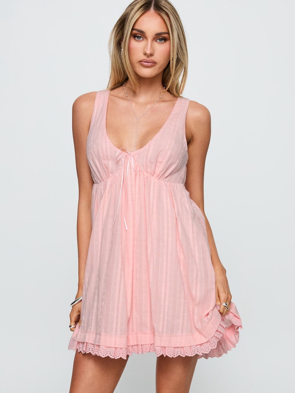 Princess Polly Nelty Mini Dress Pink